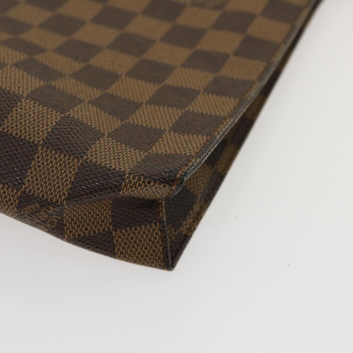 LOUIS VUITTON Damier Ebene Poche Toilette 26 Pouch N47543 LV ro348