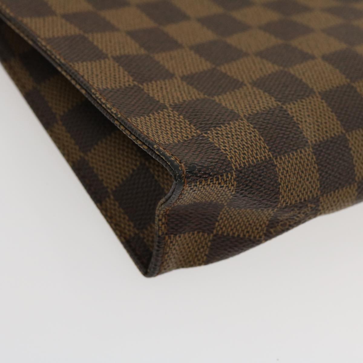 LOUIS VUITTON Damier Ebene Poche Toilette 26 Pouch N47543 LV ro348