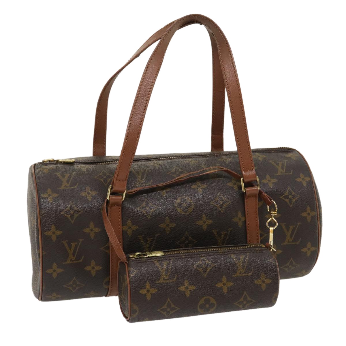 LOUIS VUITTON Monogram Papillon 30 Hand Bag Vintage M51365 LV ro349