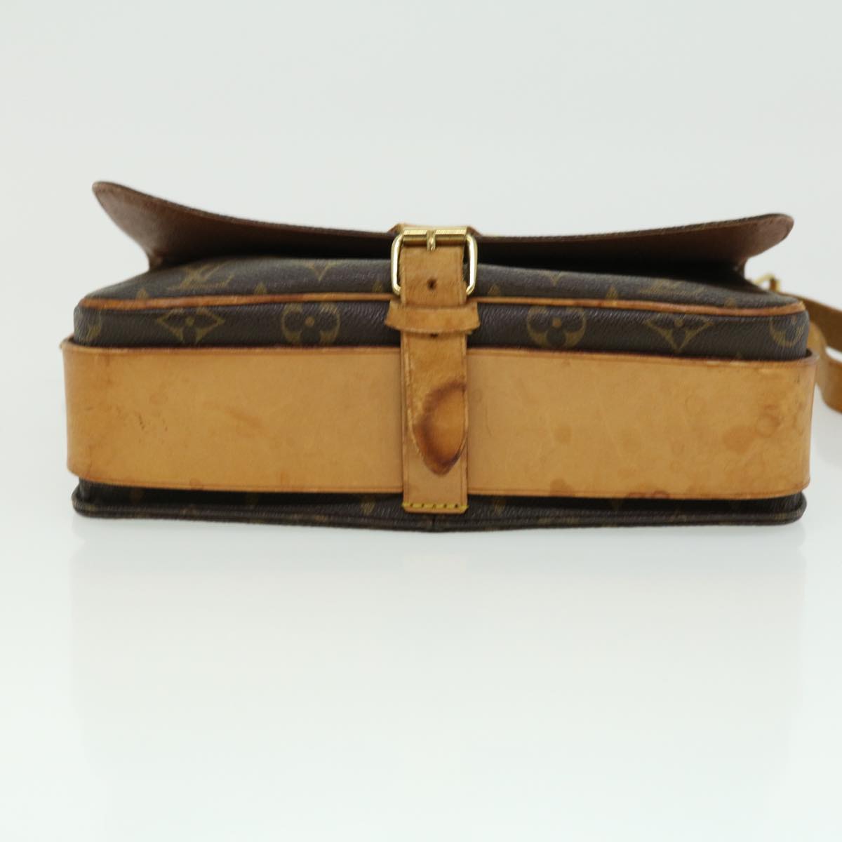 LOUIS VUITTON Monogram Cartouchiere GM Shoulder Bag Vintage M51252 LV ro390