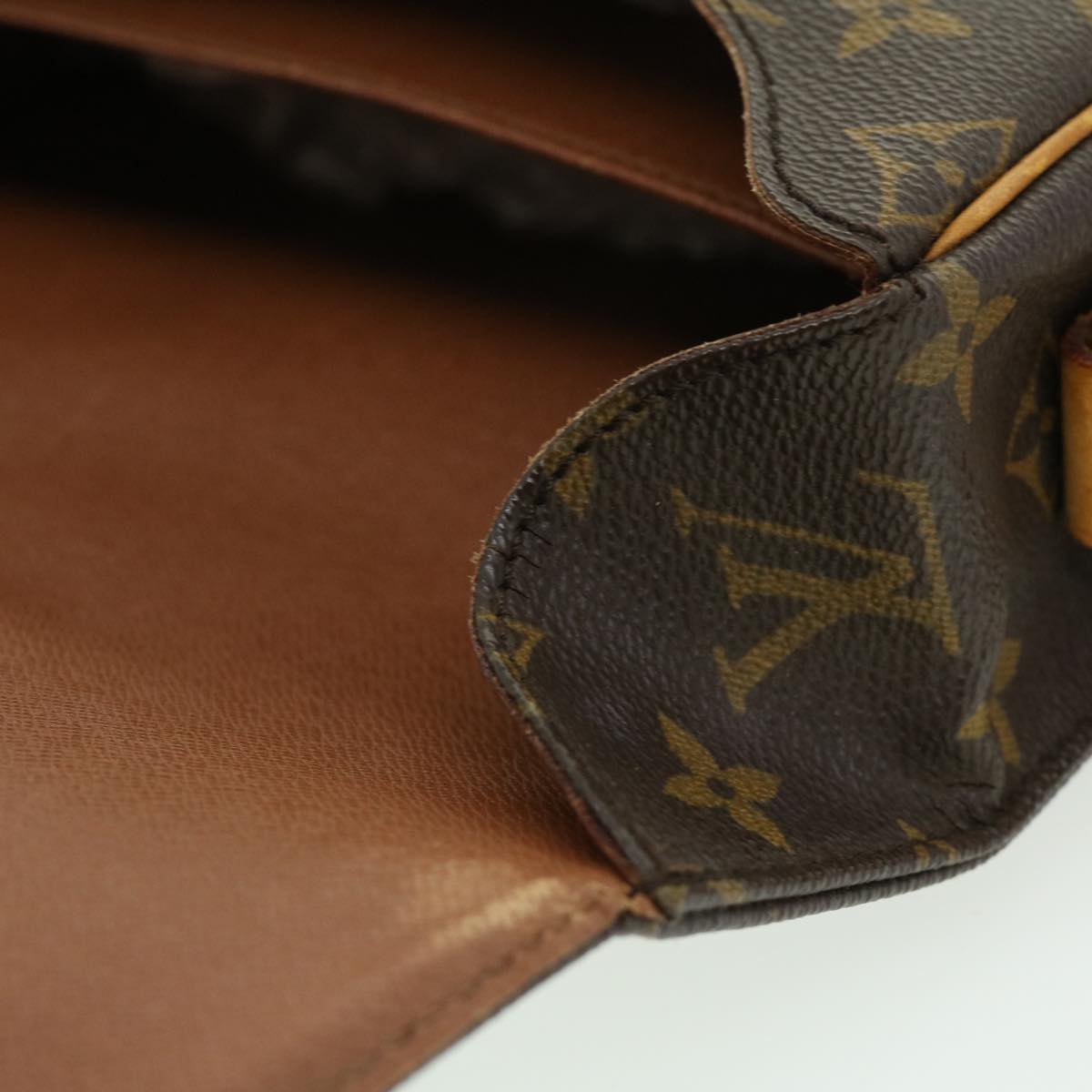 LOUIS VUITTON Monogram Cartouchiere GM Shoulder Bag Vintage M51252 LV ro390