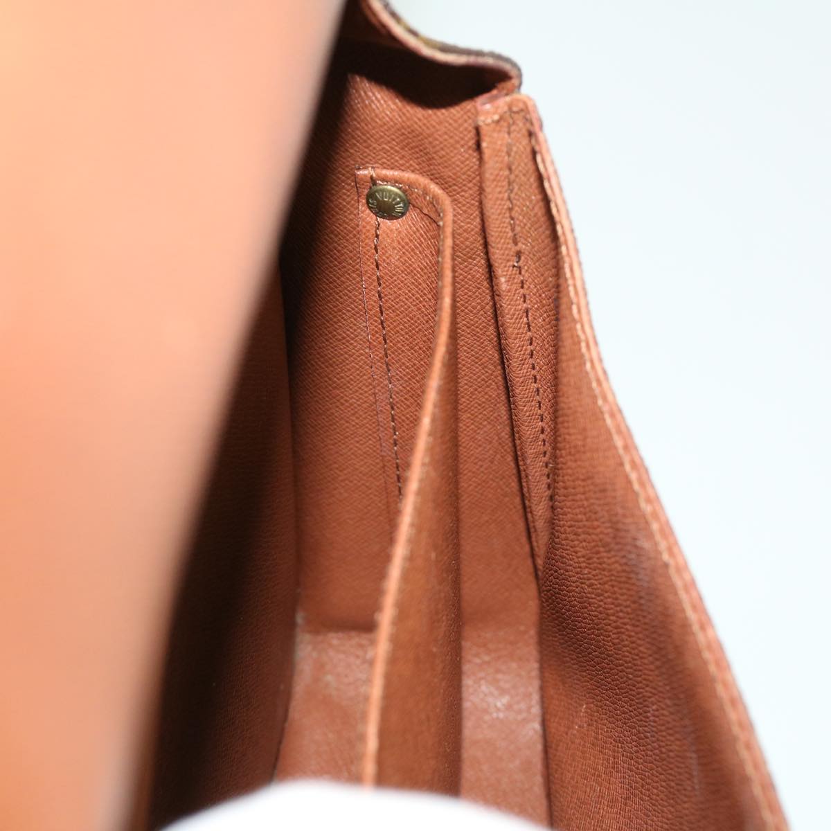 LOUIS VUITTON Monogram Cartouchiere GM Shoulder Bag Vintage M51252 LV ro390