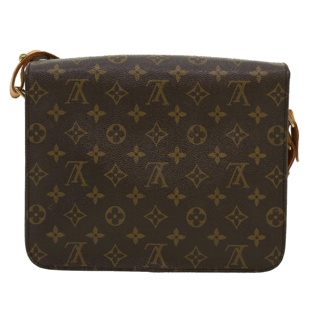 LOUIS VUITTON Monogram Cartouchiere GM Shoulder Bag Vintage M51252 LV ro390