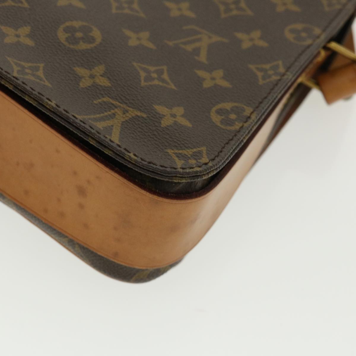 LOUIS VUITTON Monogram Cartouchiere GM Shoulder Bag M51252 LV ro426