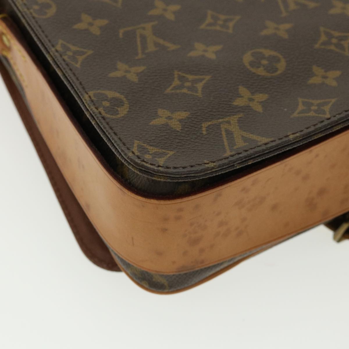 LOUIS VUITTON Monogram Cartouchiere GM Shoulder Bag M51252 LV ro426