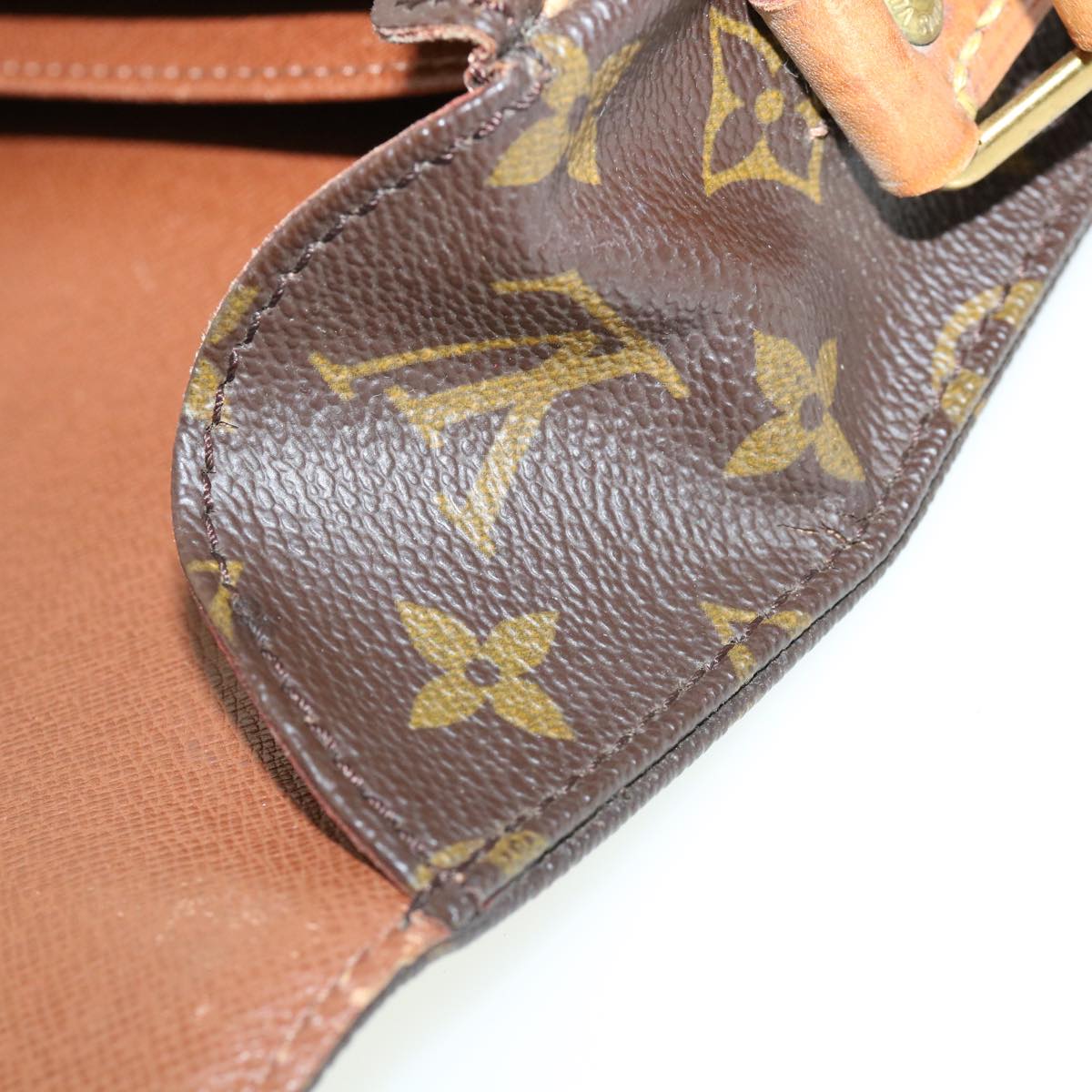 LOUIS VUITTON Monogram Cartouchiere GM Shoulder Bag M51252 LV ro426