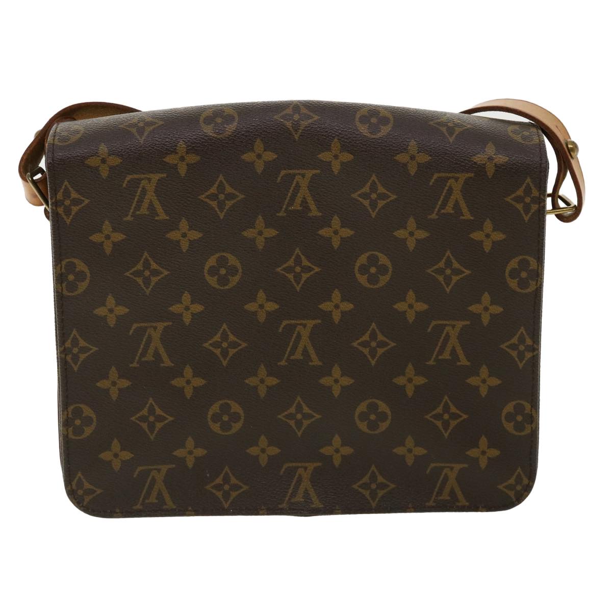 LOUIS VUITTON Monogram Cartouchiere GM Shoulder Bag M51252 LV ro426