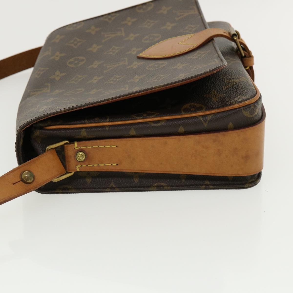 LOUIS VUITTON Monogram Cartouchiere GM Shoulder Bag M51252 LV ro426