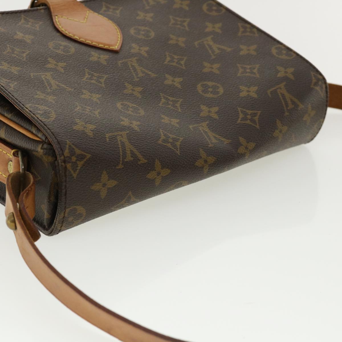 LOUIS VUITTON Monogram Cartouchiere GM Shoulder Bag M51252 LV ro426