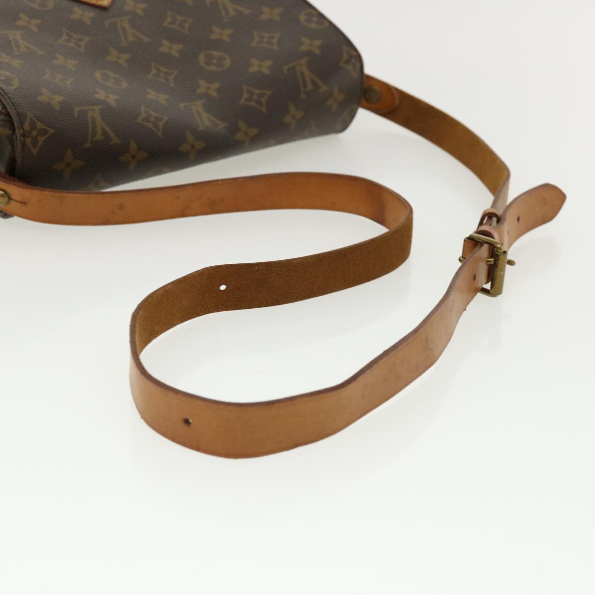 LOUIS VUITTON Monogram Cartouchiere GM Shoulder Bag M51252 LV ro426