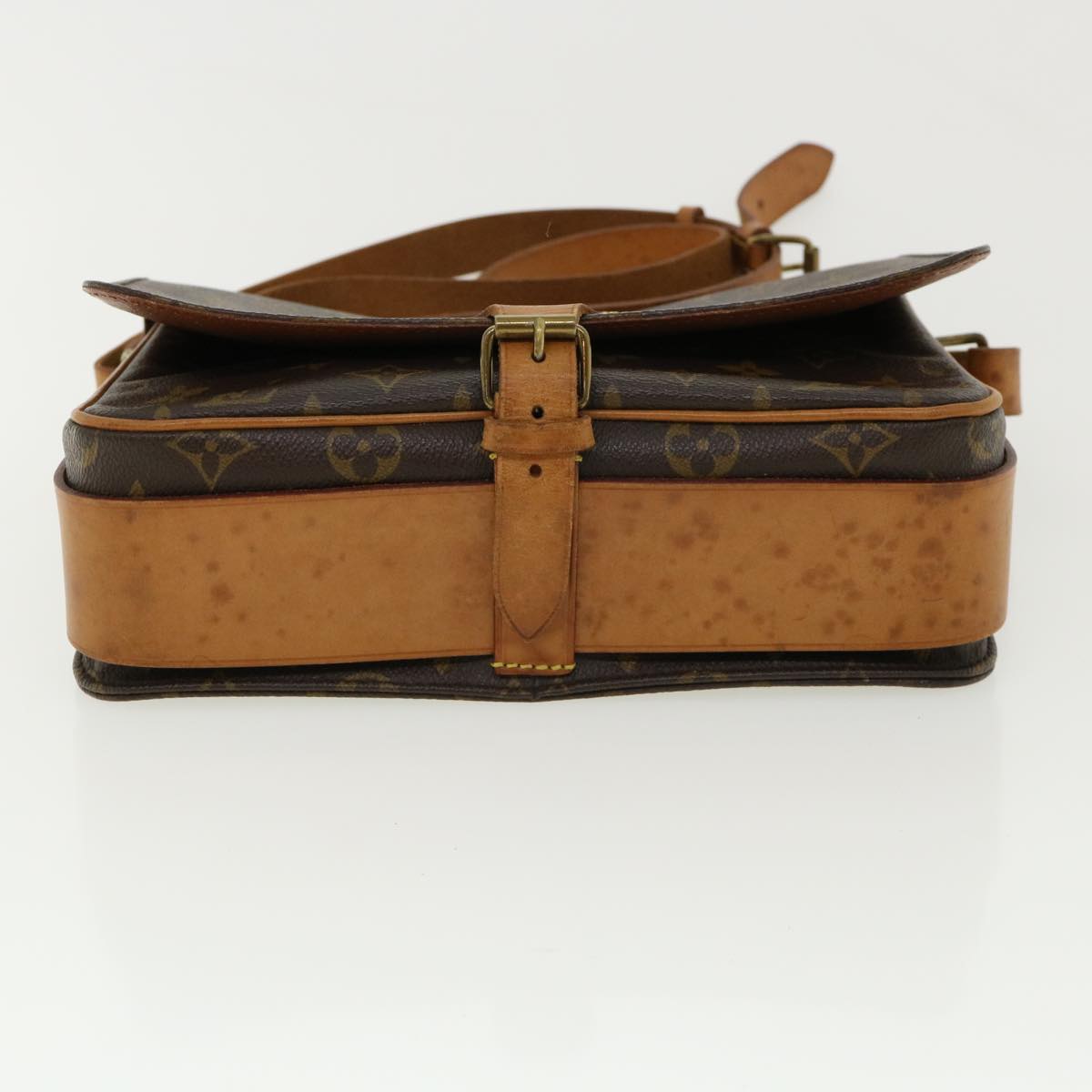 LOUIS VUITTON Monogram Cartouchiere GM Shoulder Bag M51252 LV ro426
