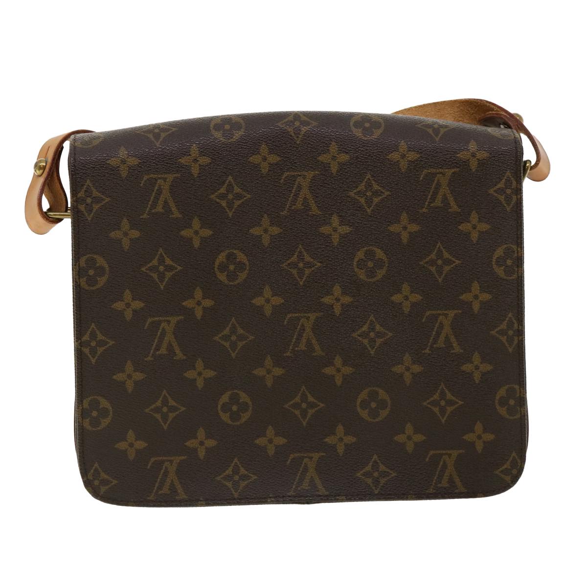 LOUIS VUITTON Monogram Cartouchiere GM Shoulder Bag M51252 LV ro428