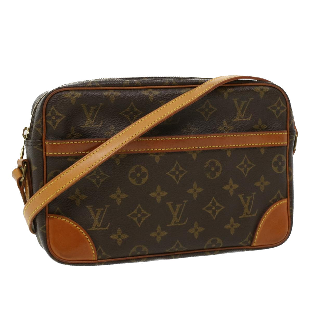 LOUIS VUITTON Monogram Trocadero 27 Shoulder Bag M51274 LV ro636