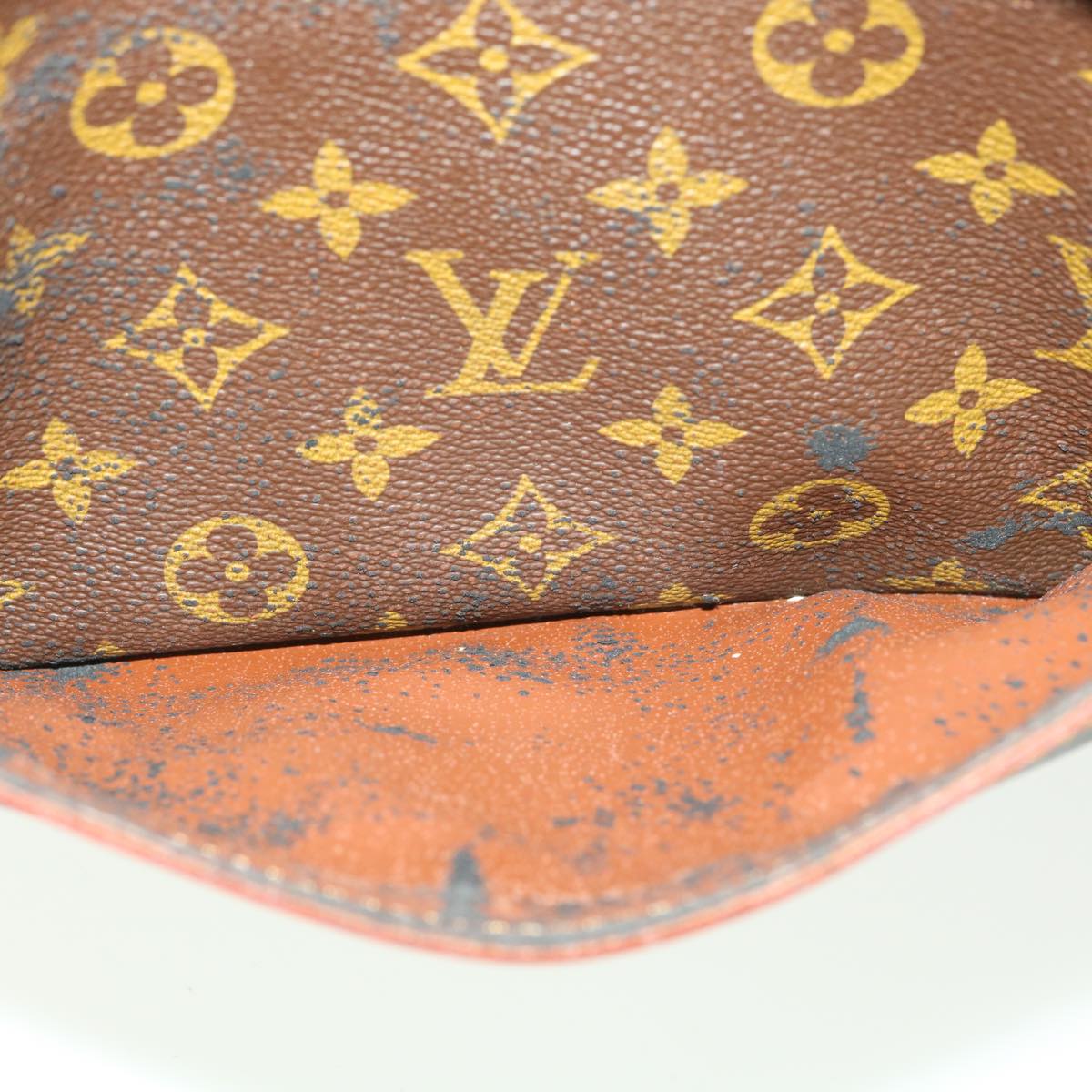 LOUIS VUITTON Monogram Compiegne 28 Clutch Bag M51845 LV ro646
