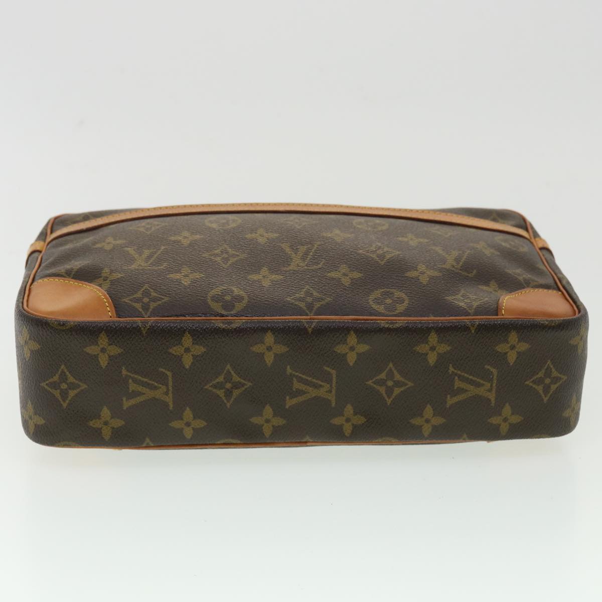 LOUIS VUITTON Monogram Compiegne 28 Clutch Bag M51845 LV ro646