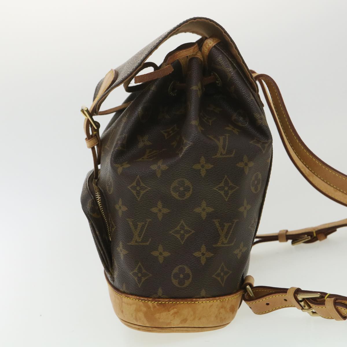 LOUIS VUITTON Monogram Montsouris MM Backpack M51136 LV ro738