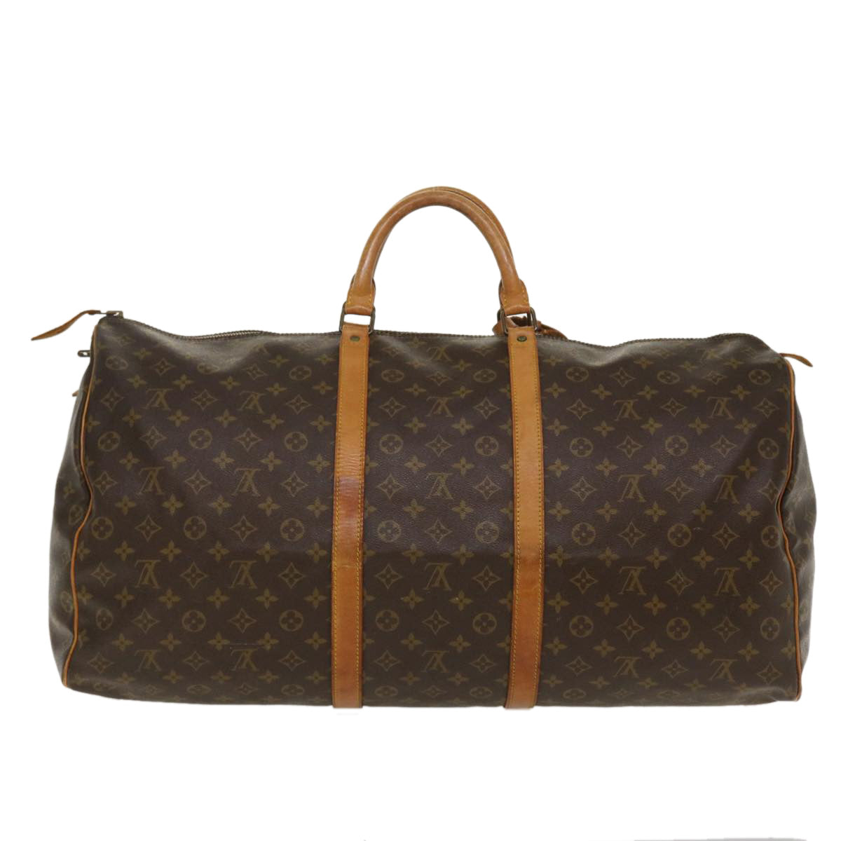 LOUIS VUITTON Monogram Keepall 60 Boston Bag Vintage M41422 LV ro829