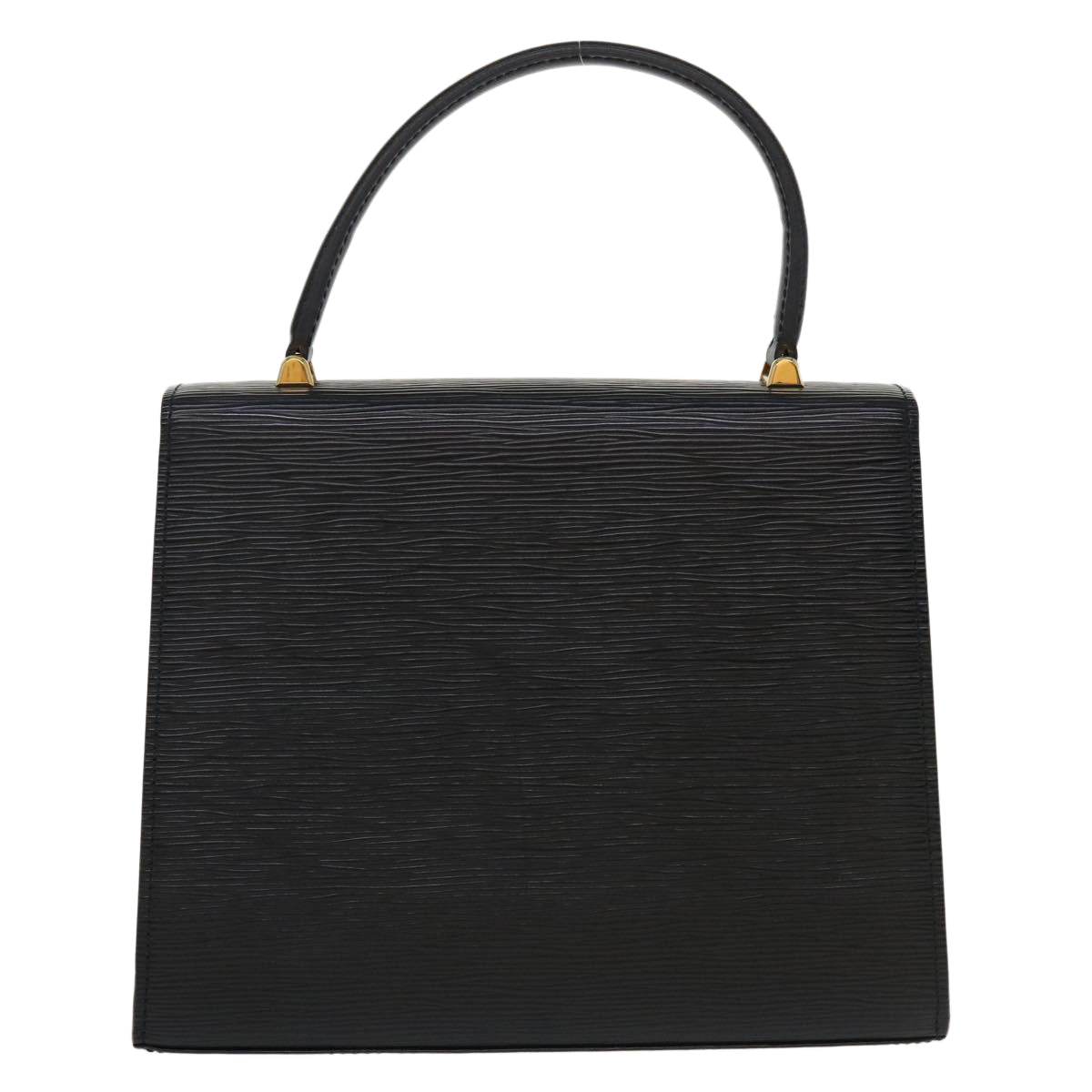 LOUIS VUITTON Epi Malesherbes Hand Bag Black M52372 LV ro834