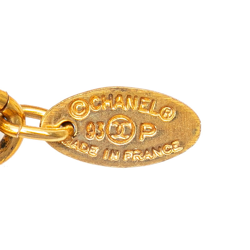 Chanel Vintage Coco Mark Chain Belt Gold