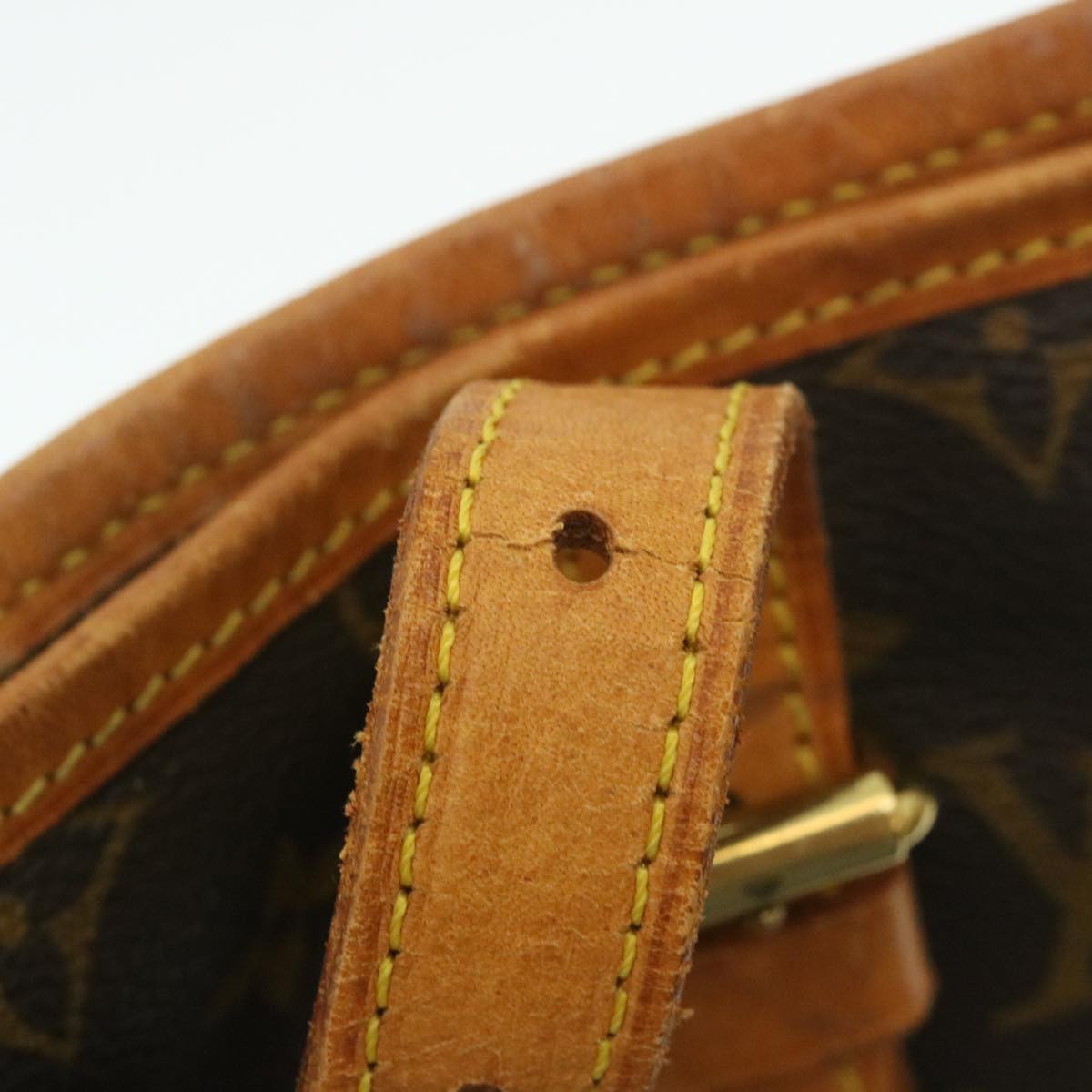 LOUIS VUITTON Monogram Bucket GM Shoulder Bag M42236 LV rt005