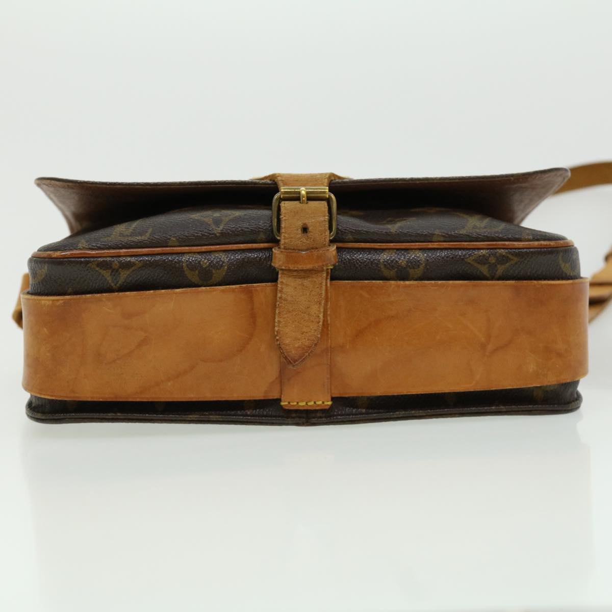 LOUIS VUITTON Monogram Cartouchiere GM Shoulder Bag M51252 LV rt053