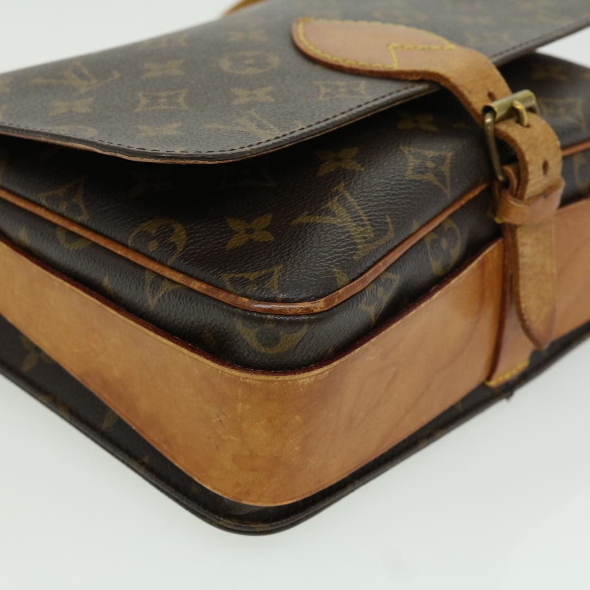 LOUIS VUITTON Monogram Cartouchiere GM Shoulder Bag M51252 LV rt053