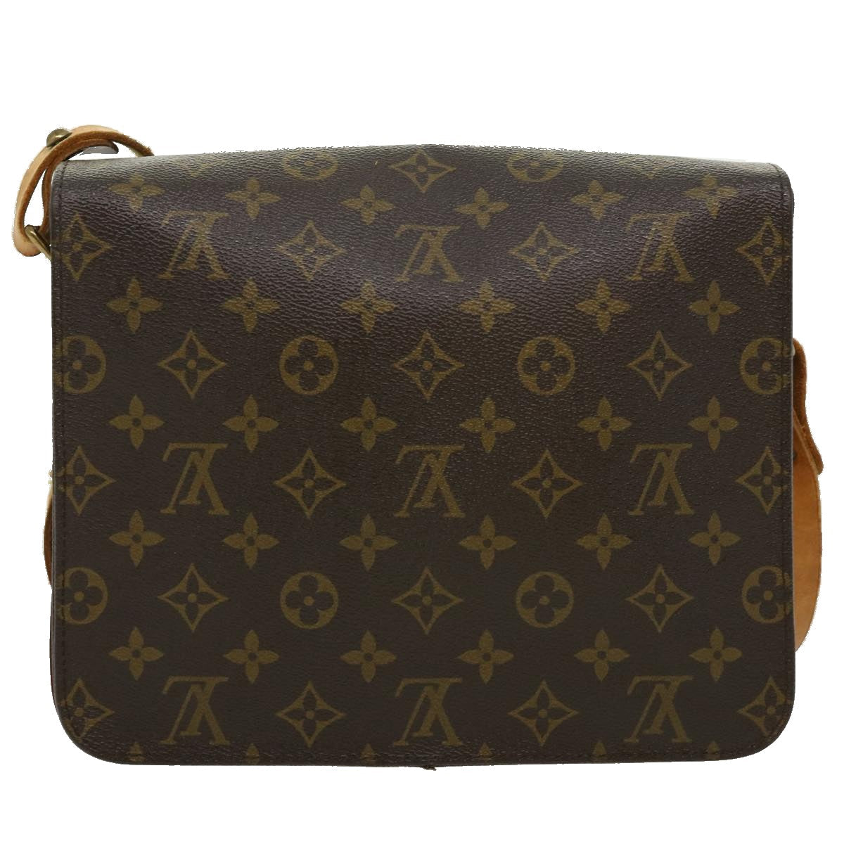 LOUIS VUITTON Monogram Cartouchiere GM Shoulder Bag M51252 LV rt053