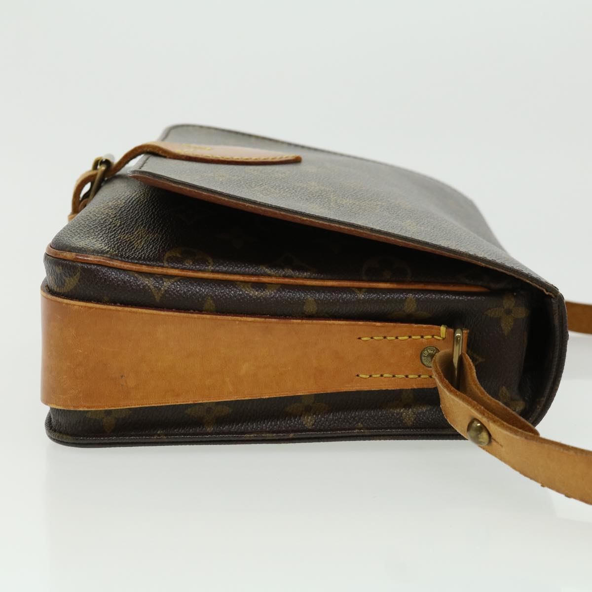 LOUIS VUITTON Monogram Cartouchiere GM Shoulder Bag M51252 LV rt053