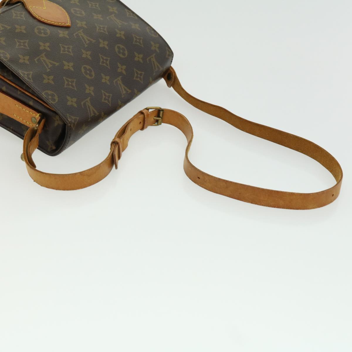 LOUIS VUITTON Monogram Cartouchiere GM Shoulder Bag M51252 LV rt053