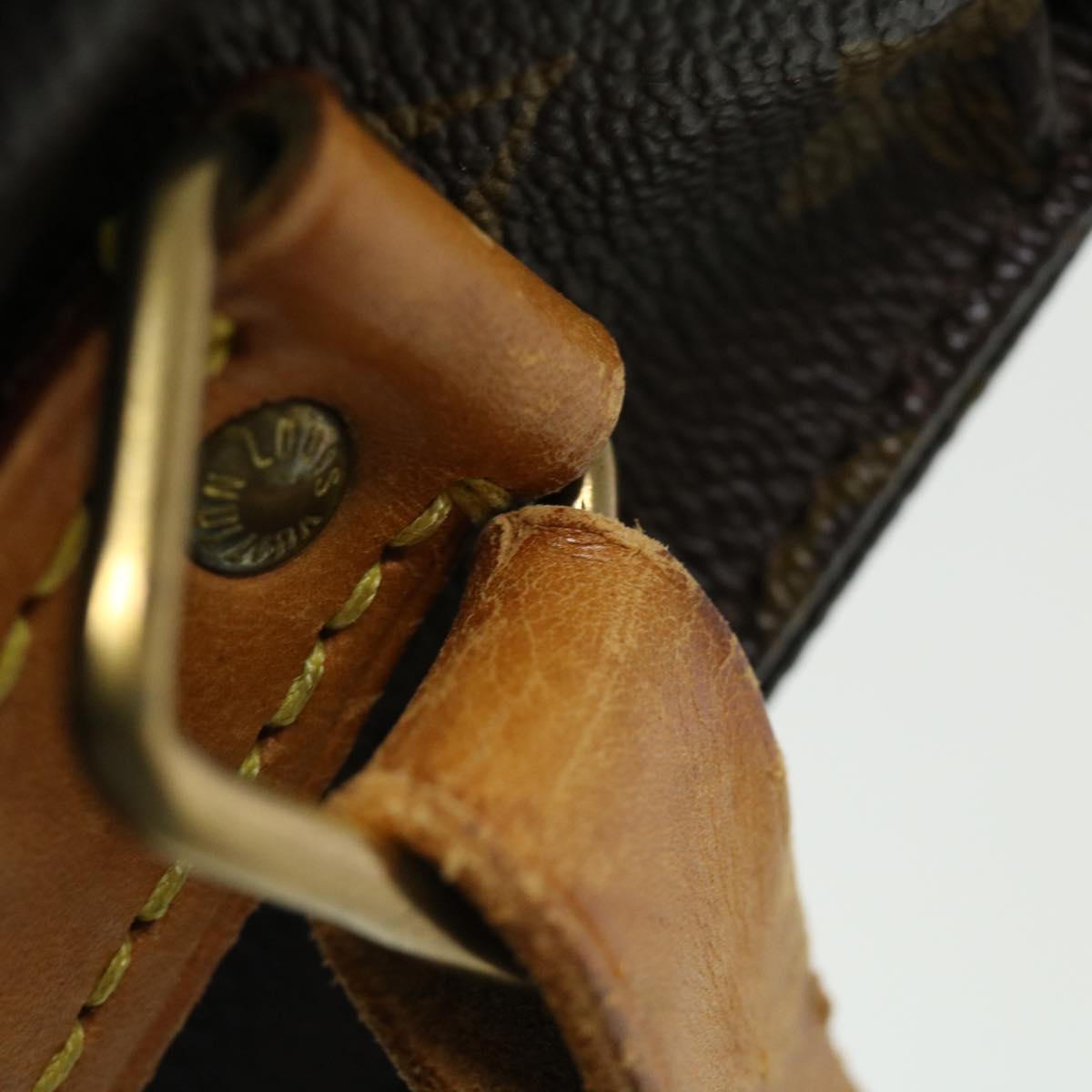 LOUIS VUITTON Monogram Cartouchiere GM Shoulder Bag M51252 LV rt053