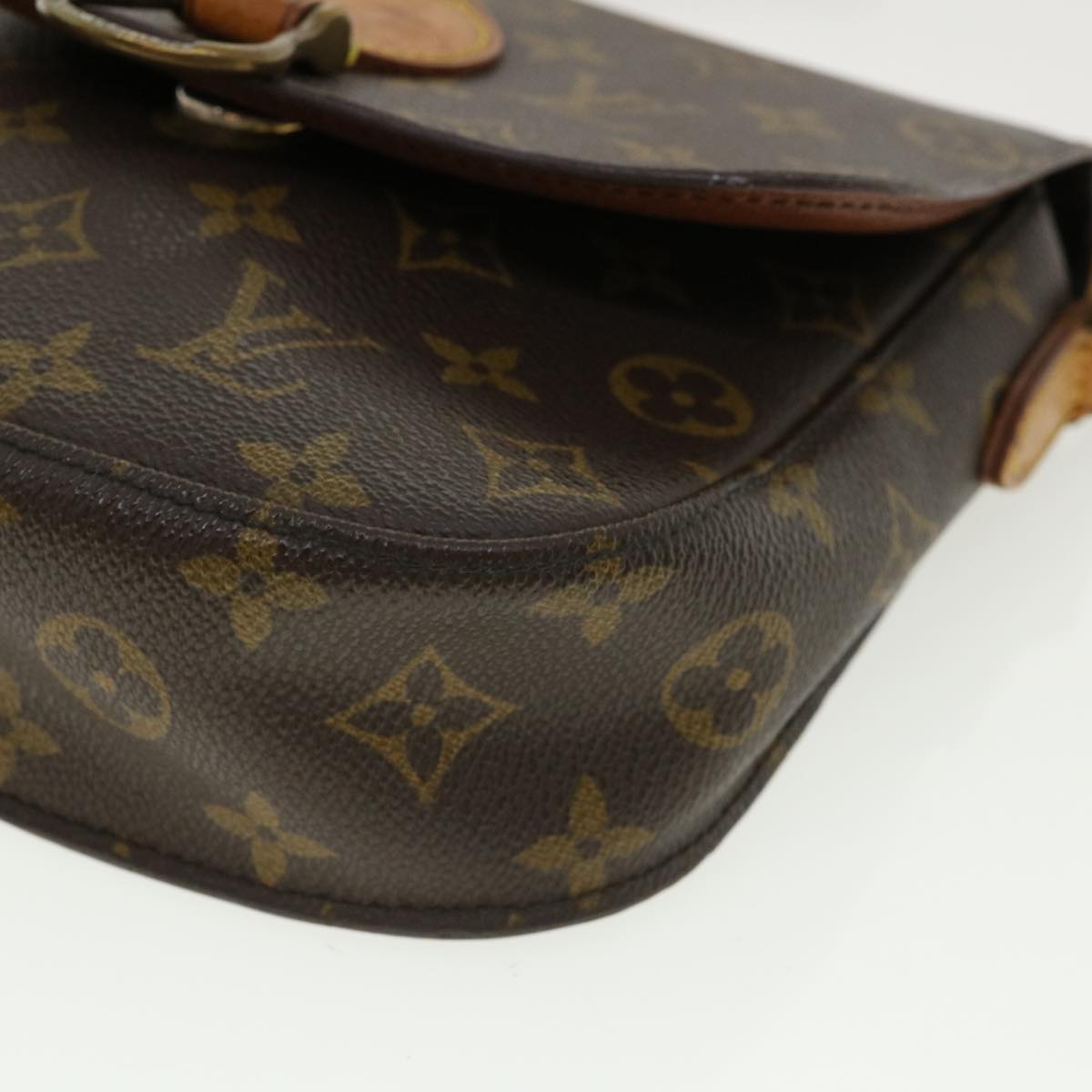 LOUIS VUITTON Monogram Saint Cloud MM Shoulder Bag M51243 LV rt061
