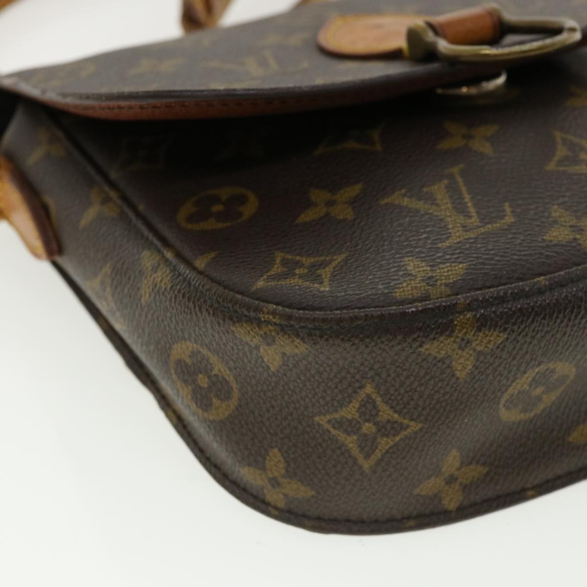 LOUIS VUITTON Monogram Saint Cloud MM Shoulder Bag M51243 LV rt061