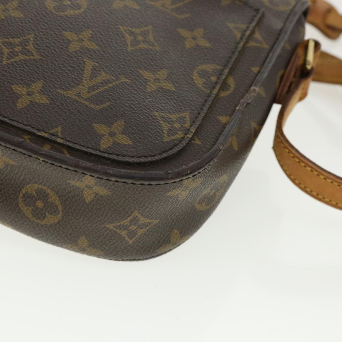 LOUIS VUITTON Monogram Saint Cloud MM Shoulder Bag M51243 LV rt061