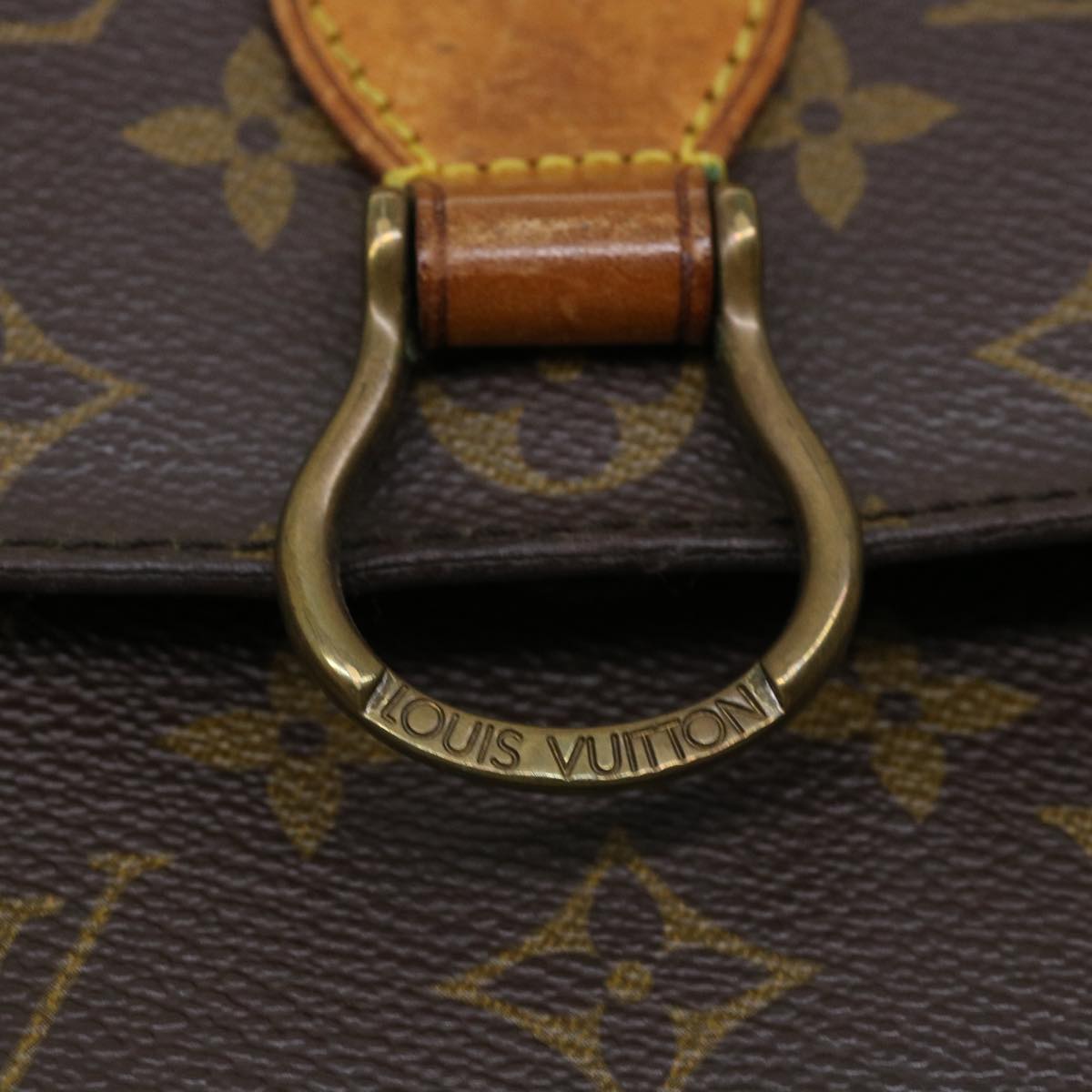 LOUIS VUITTON Monogram Saint Cloud MM Shoulder Bag M51243 LV rt061