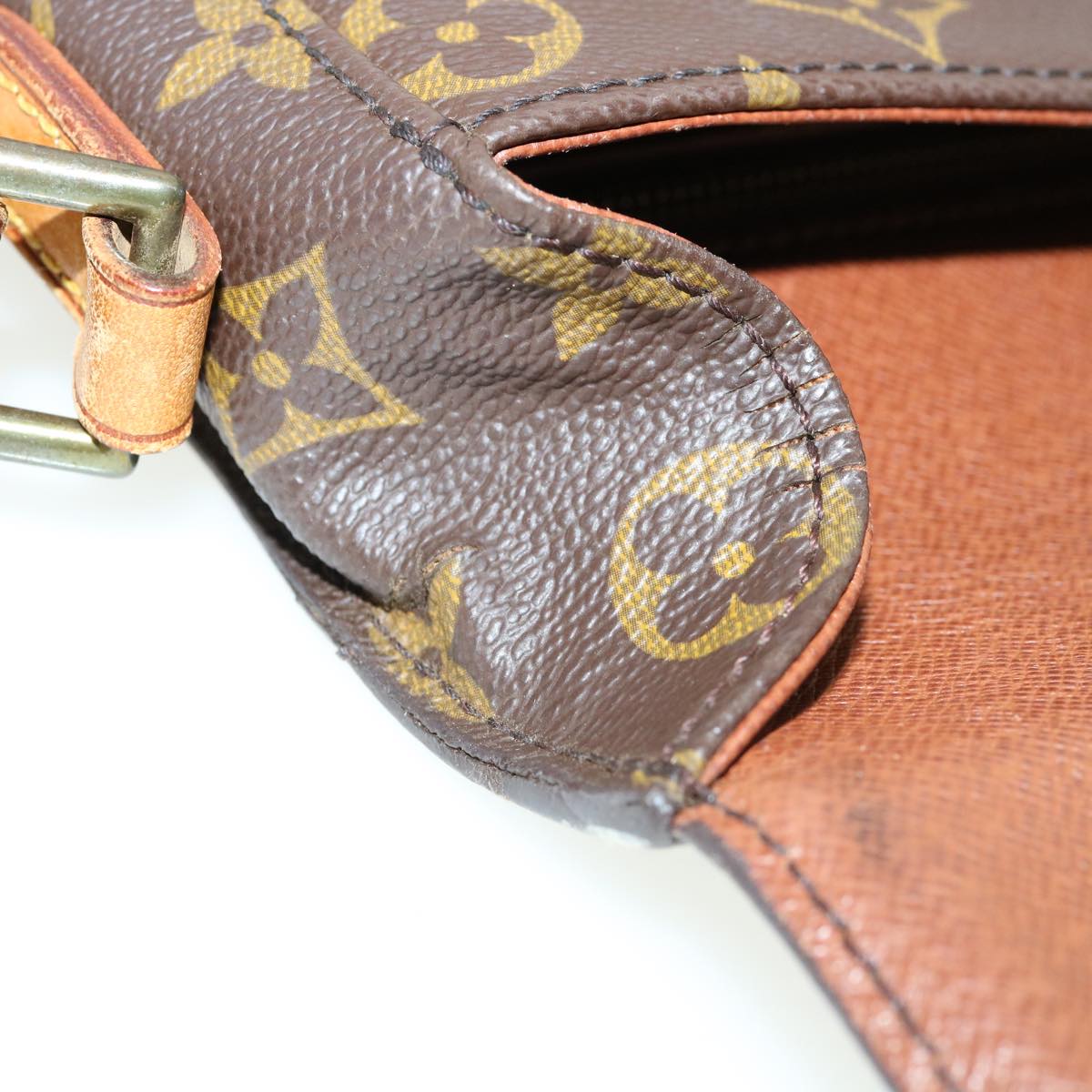 LOUIS VUITTON Monogram Saint Cloud MM Shoulder Bag M51243 LV rt061