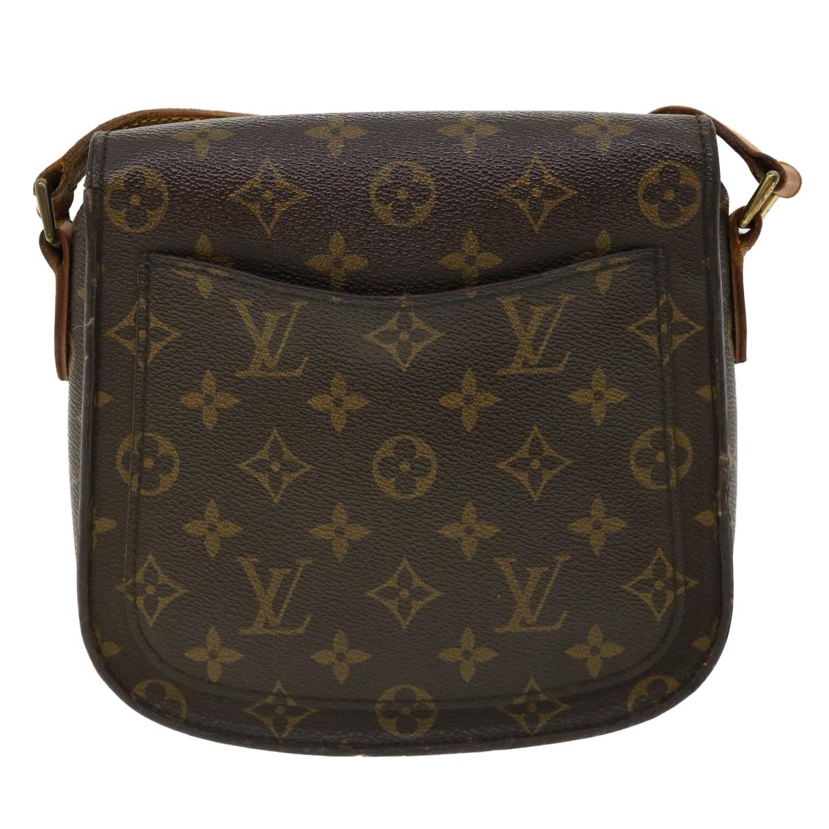 LOUIS VUITTON Monogram Saint Cloud MM Shoulder Bag M51243 LV rt061