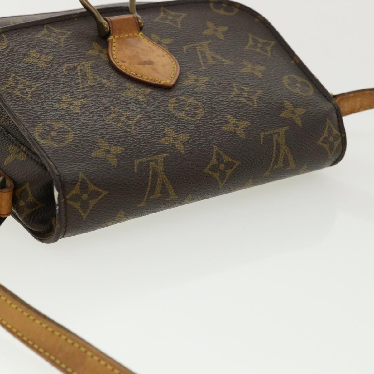 LOUIS VUITTON Monogram Saint Cloud MM Shoulder Bag M51243 LV rt061