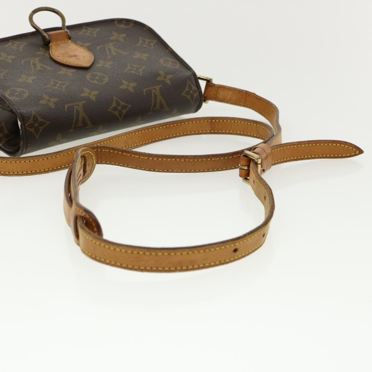 LOUIS VUITTON Monogram Saint Cloud MM Shoulder Bag M51243 LV rt061