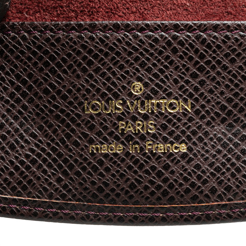 Louis Vuitton Taiga Cufflinks Leather Metal M30566
