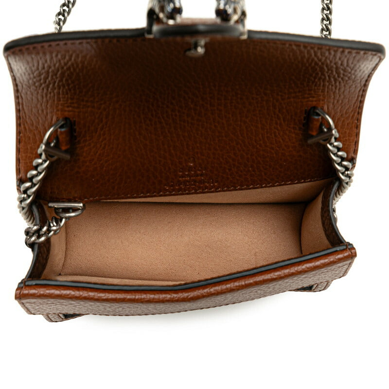 Luxury Gucci Trending 2025 Dionysus Denim Leather Shoulder Bag