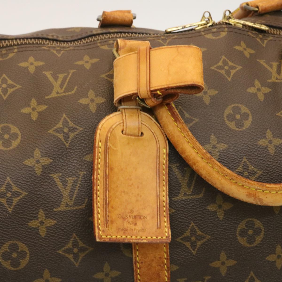 LOUIS VUITTON Monogram Keepall Bandouliere 50 Boston Bag M41416 LV rz091
