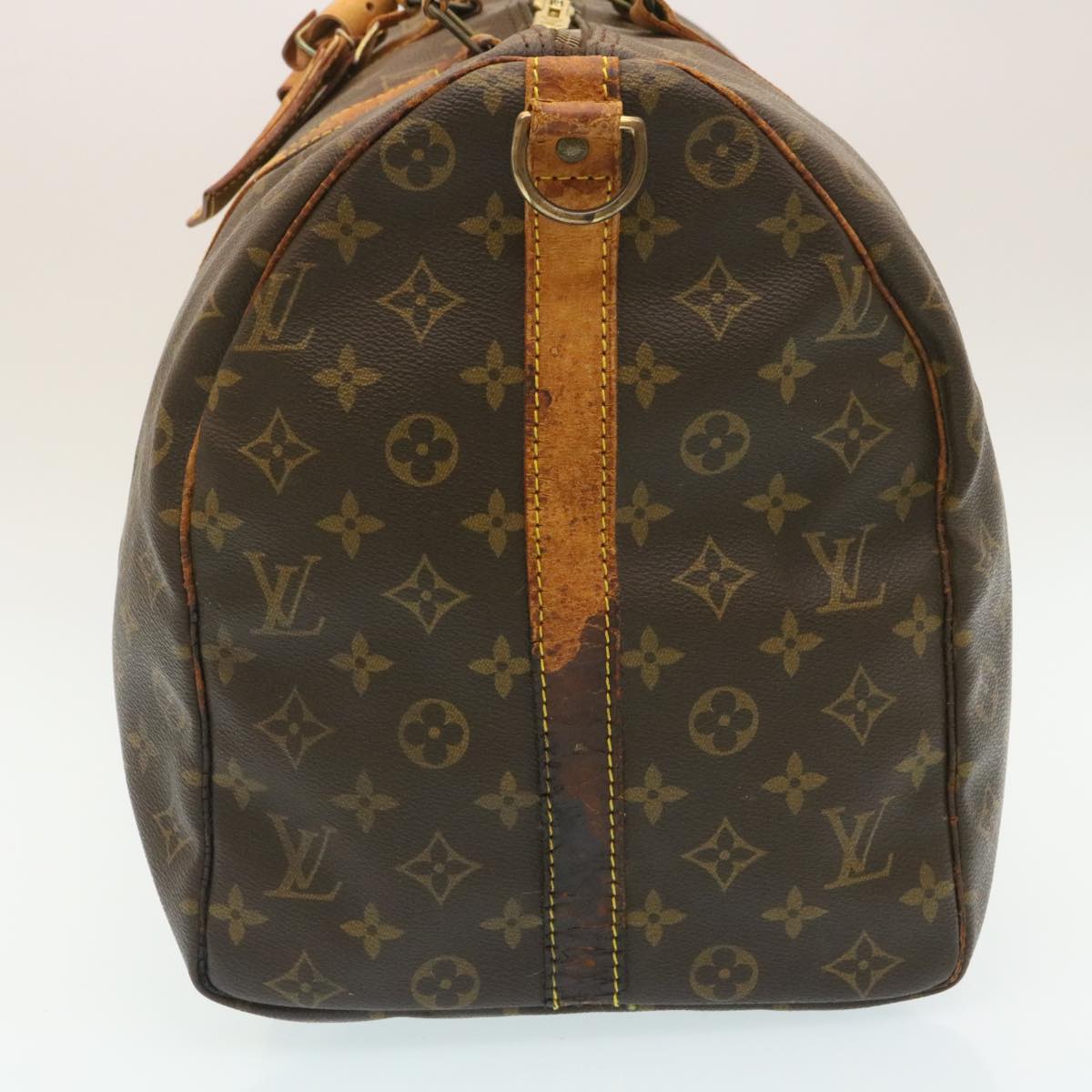 LOUIS VUITTON Monogram Keepall Bandouliere 50 Boston Bag M41416 LV rz091