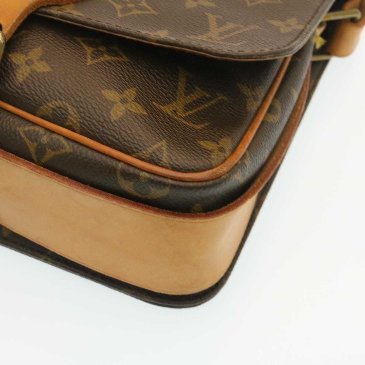 LOUIS VUITTON Monogram Cartouchiere MM Shoulder Bag M51253 LV rz093
