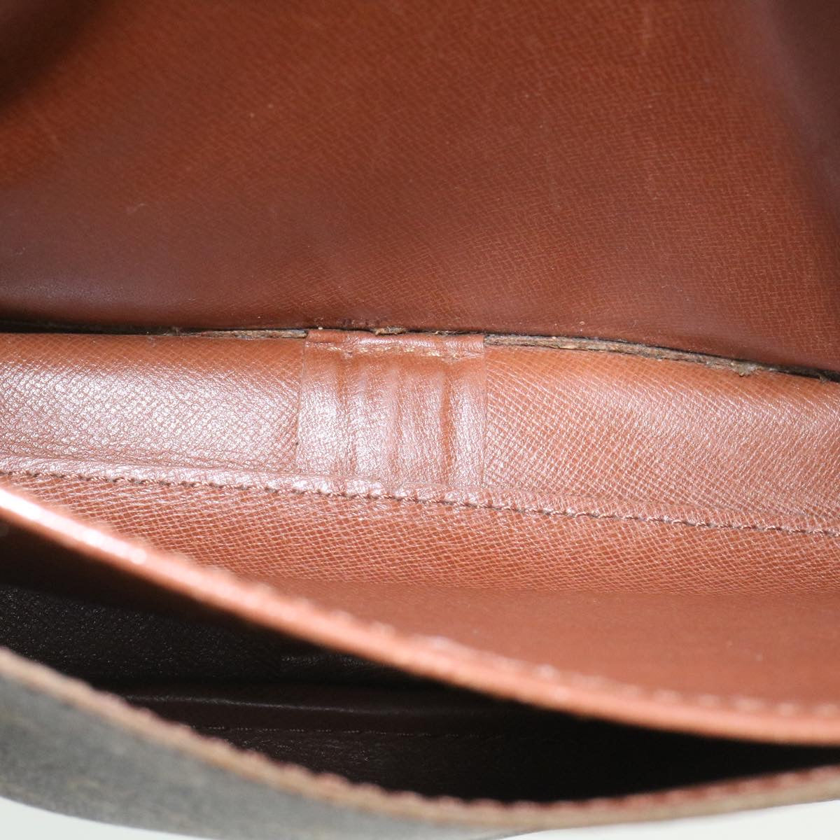 LOUIS VUITTON Monogram Cartouchiere MM Shoulder Bag M51253 LV rz093