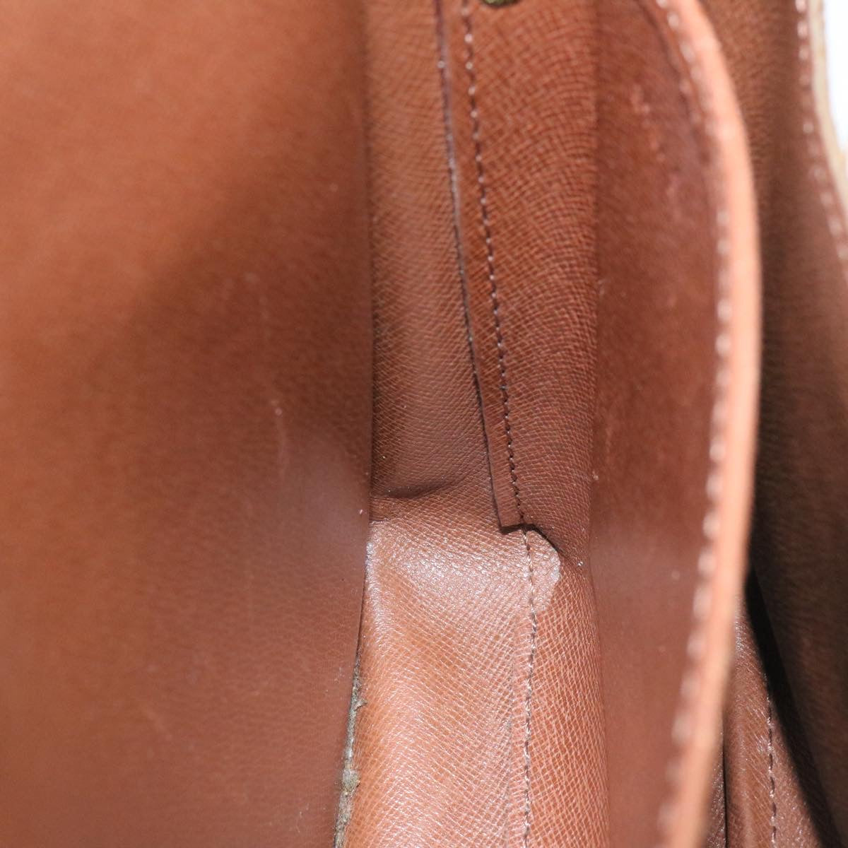 LOUIS VUITTON Monogram Cartouchiere MM Shoulder Bag M51253 LV rz093
