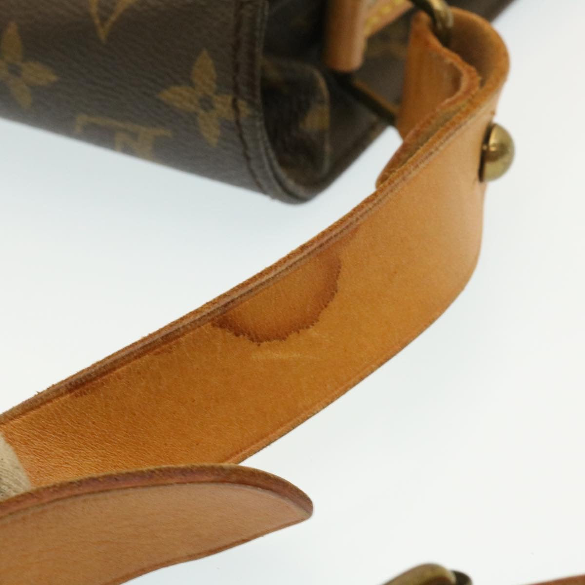 LOUIS VUITTON Monogram Cartouchiere MM Shoulder Bag M51253 LV rz093