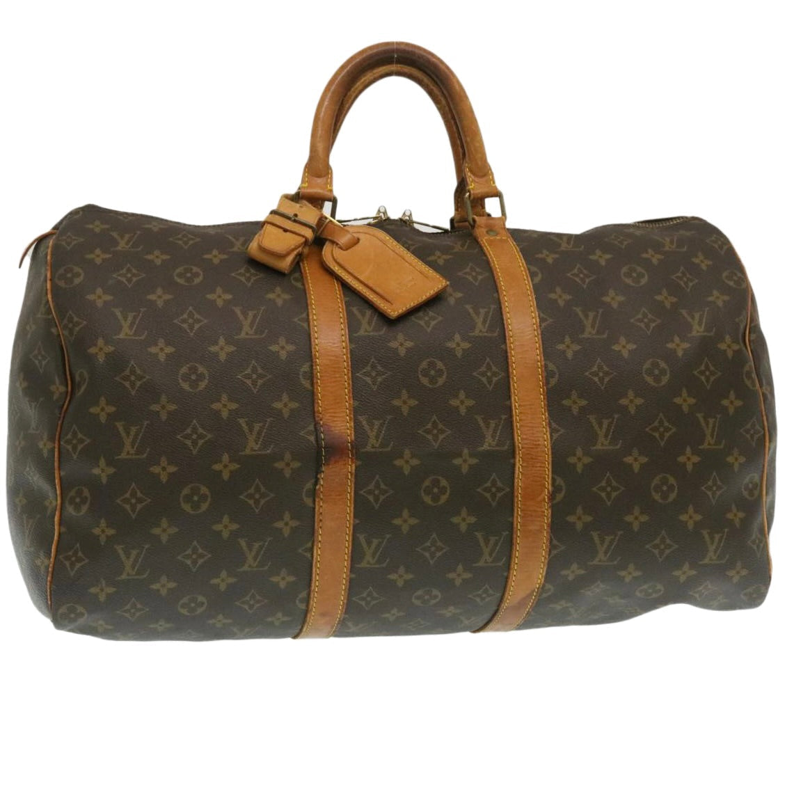 LOUIS VUITTON Monogram Keepall 50 Boston Bag M41426 LV rz168