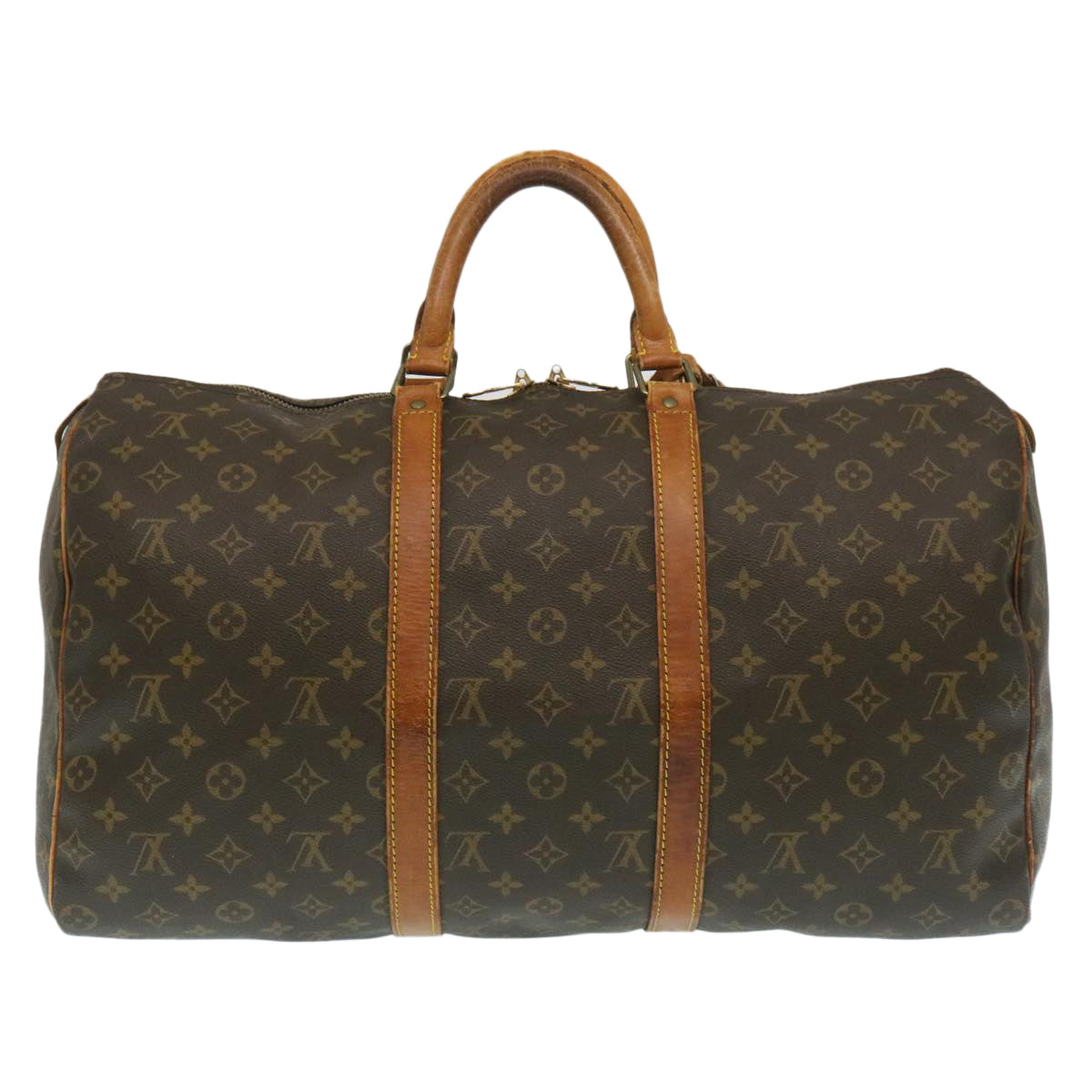 LOUIS VUITTON Monogram Keepall 50 Boston Bag M41426 LV rz168