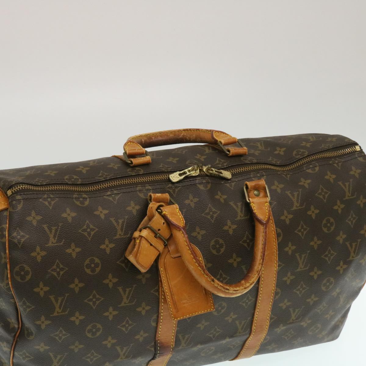 LOUIS VUITTON Monogram Keepall 50 Boston Bag M41426 LV rz168