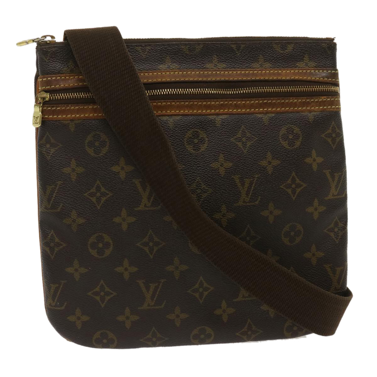 LOUIS VUITTON Monnogram Pochette Bosphore Shoulder Bag M40044 LV rz238